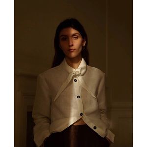 Bow-Tie White Button Up Shirt